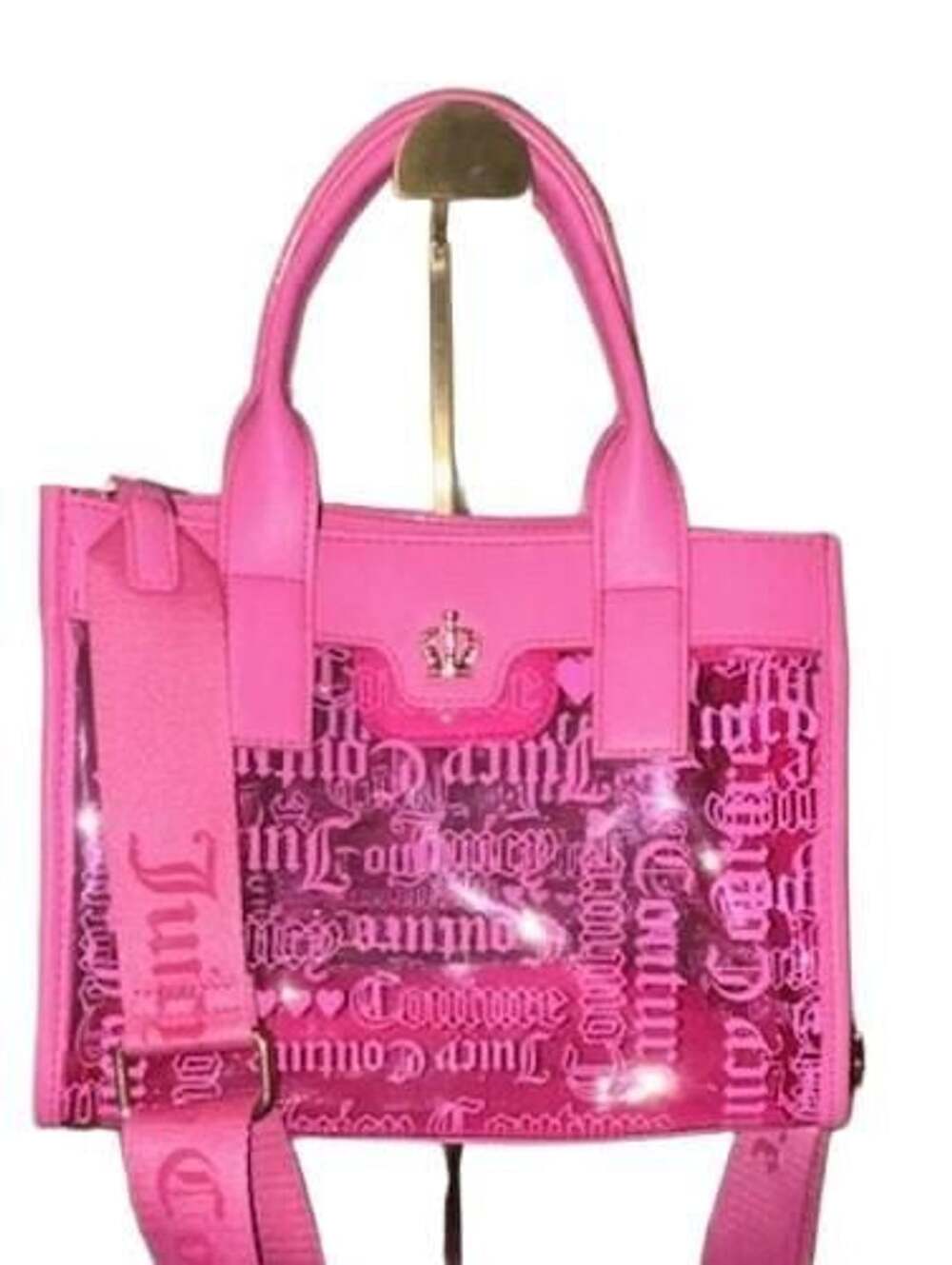 Cream obsession crossbody juicy couture bag.